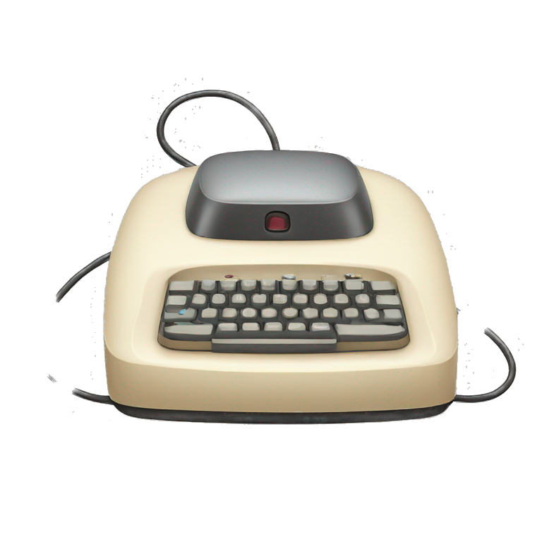 vintage computer mouse emoji