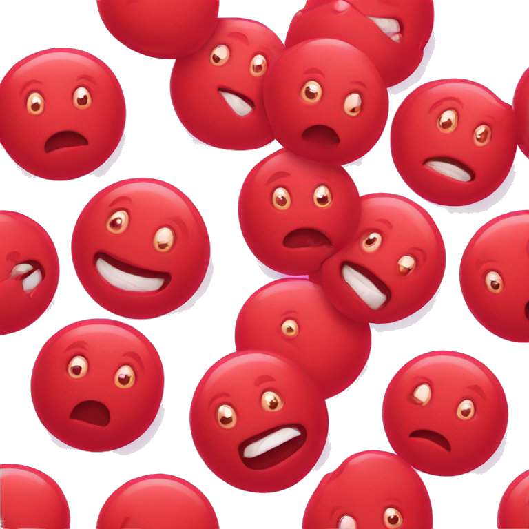 Red gelatinous circle emoji