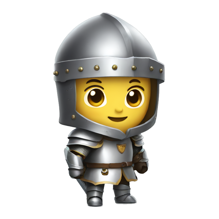 cute little knight  emoji