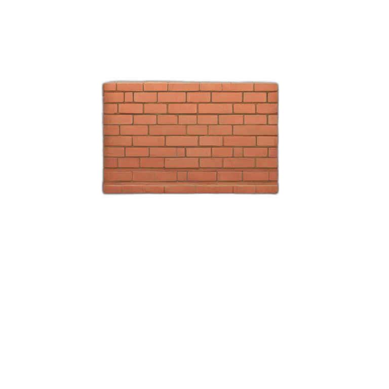 brick wall with gcal poster emoji