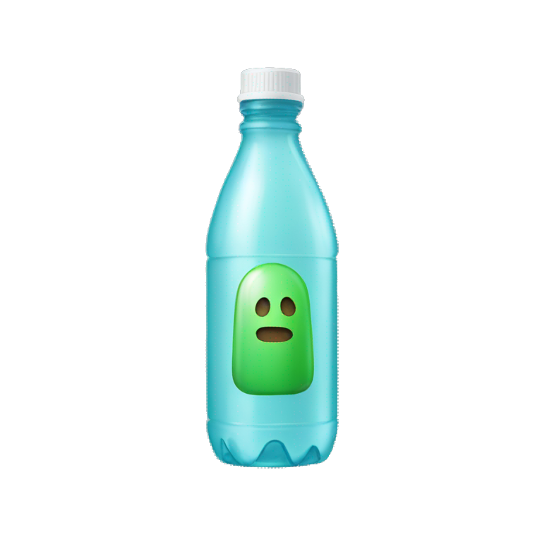 plastic bottle with ❌ emoji