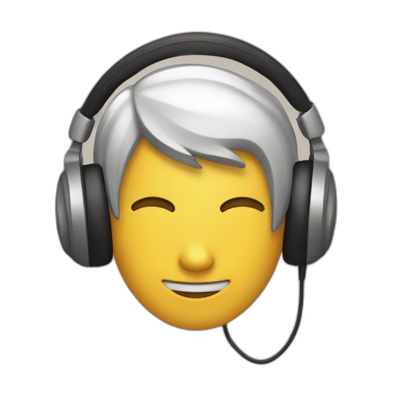 listen-to-music emoji