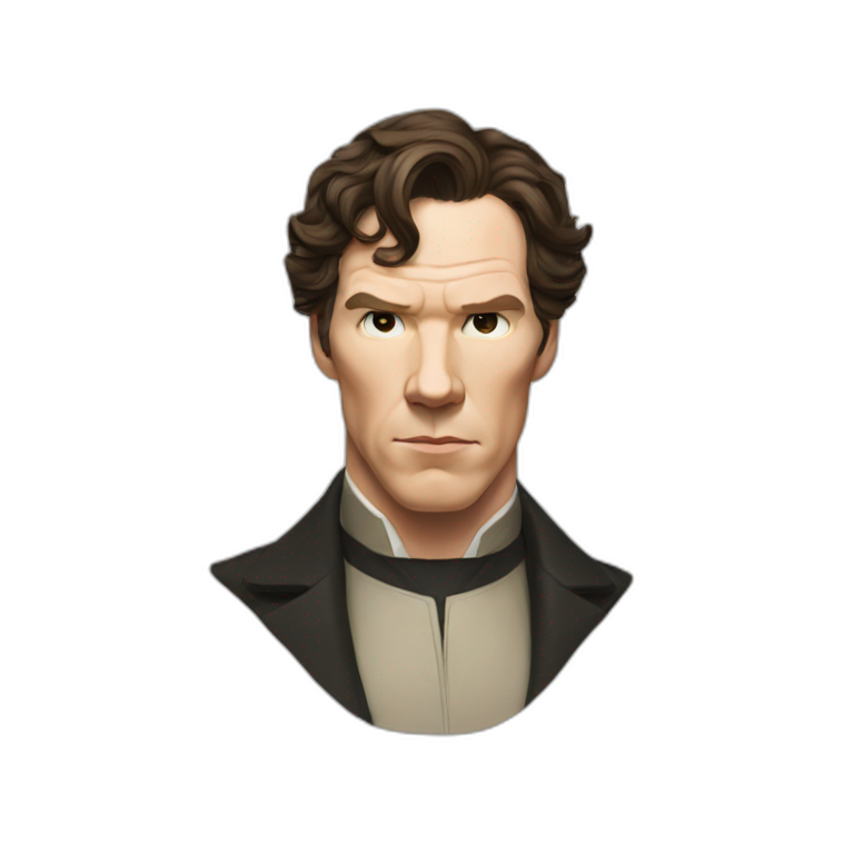 Benedict cumberbatch serious emoji