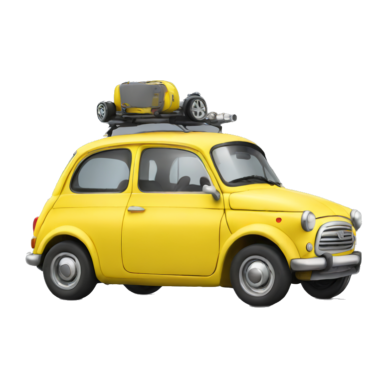 Minions drive car emoji