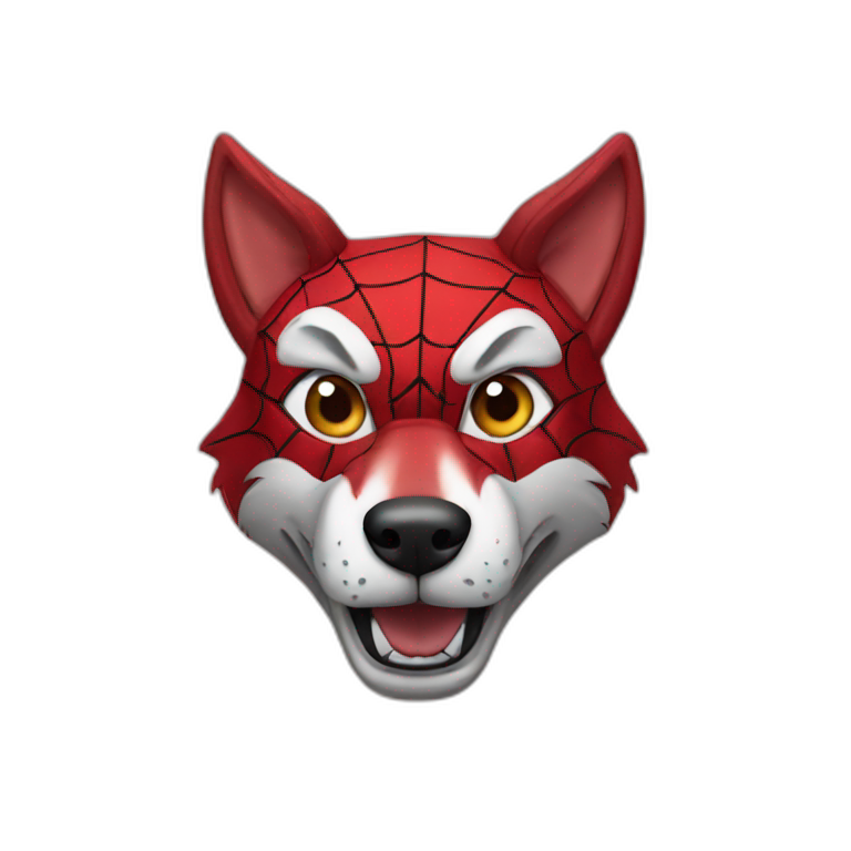 red wolves spiderman emoji