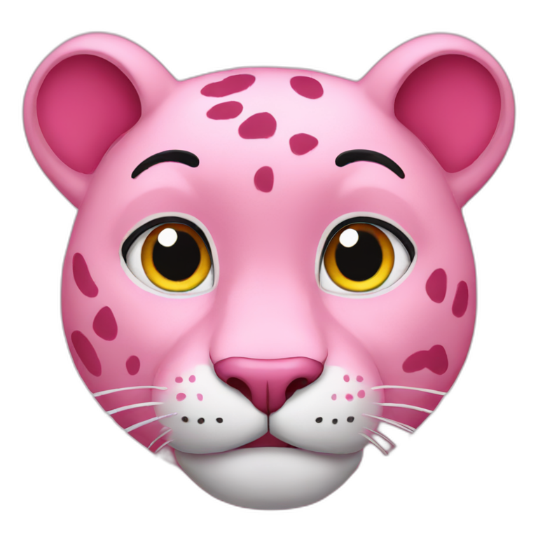 Pink panther emoji