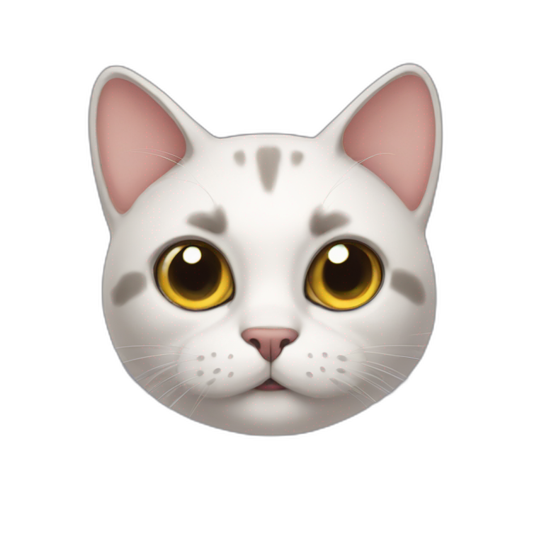 Weird cat emoji
