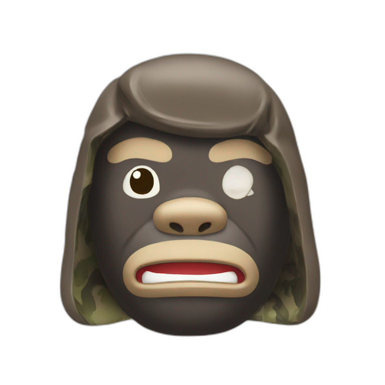 A bathing ape emoji