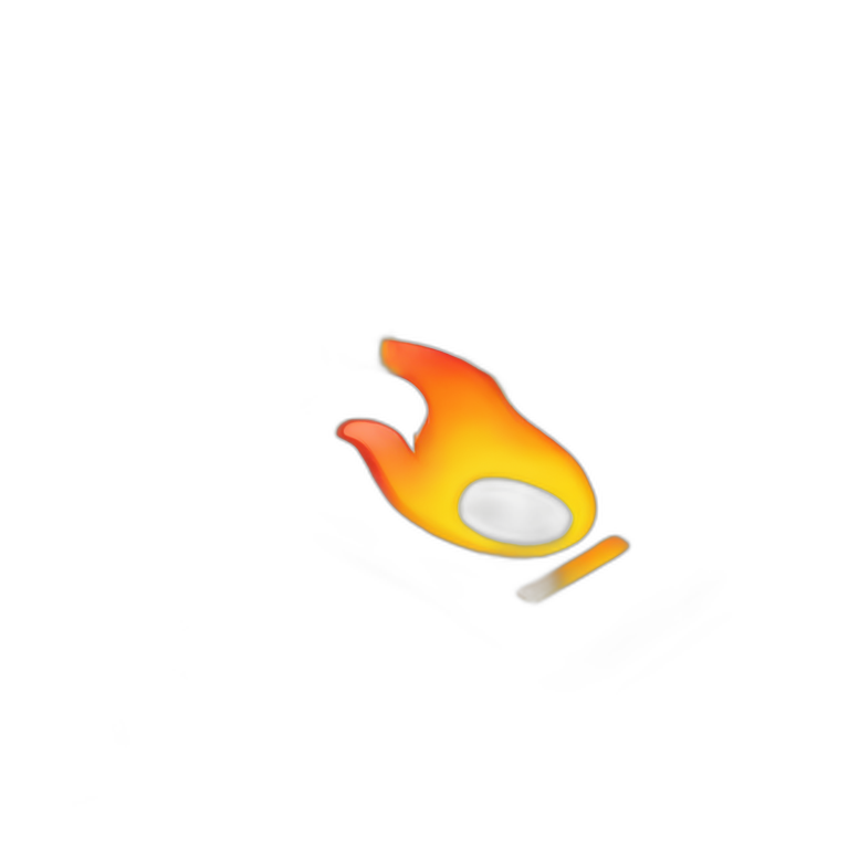 F key on keyboard on fire emoji