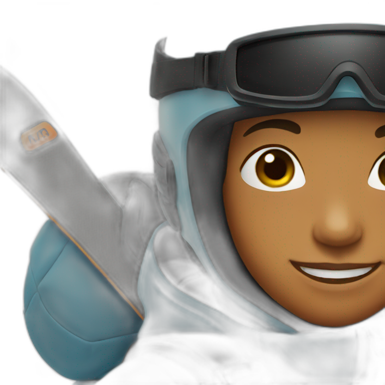 13 years old boy snowboarding emoji