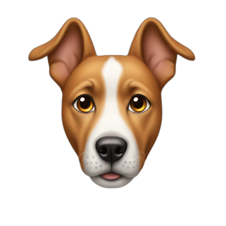 dog without nose emoji