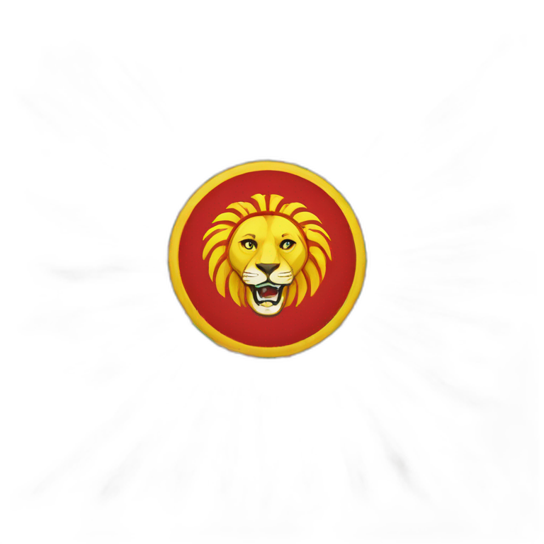 Lion sun flag of old iran emoji