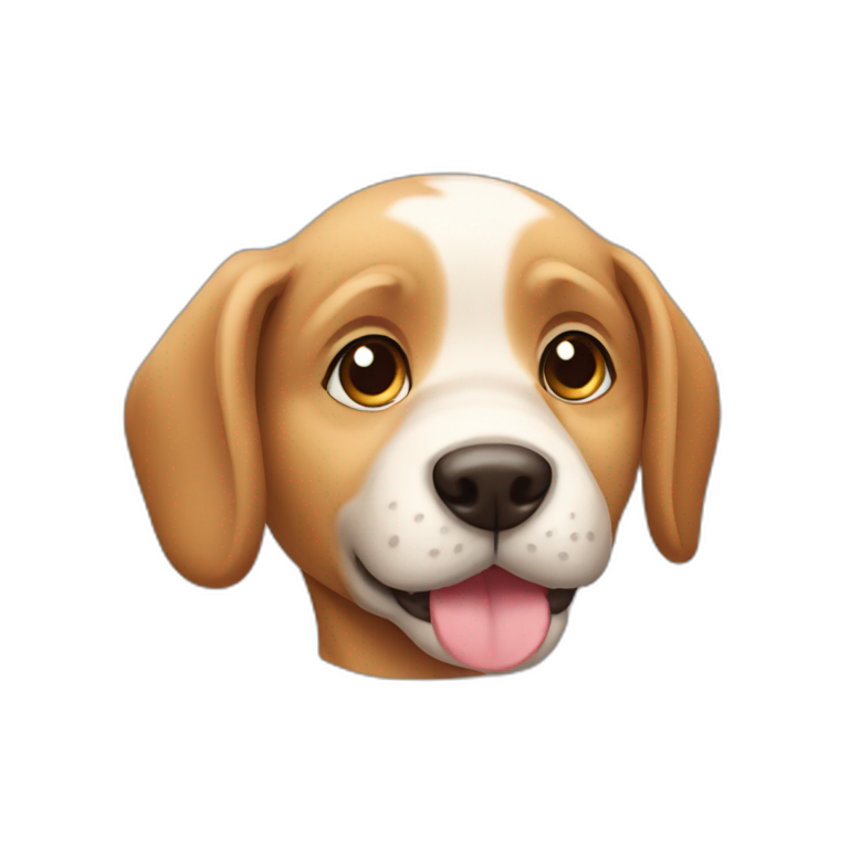 Puppy face emoji emoji