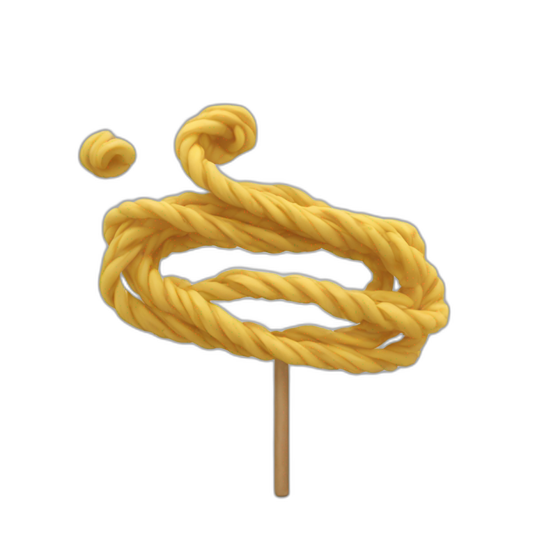 Twirling bâton emoji