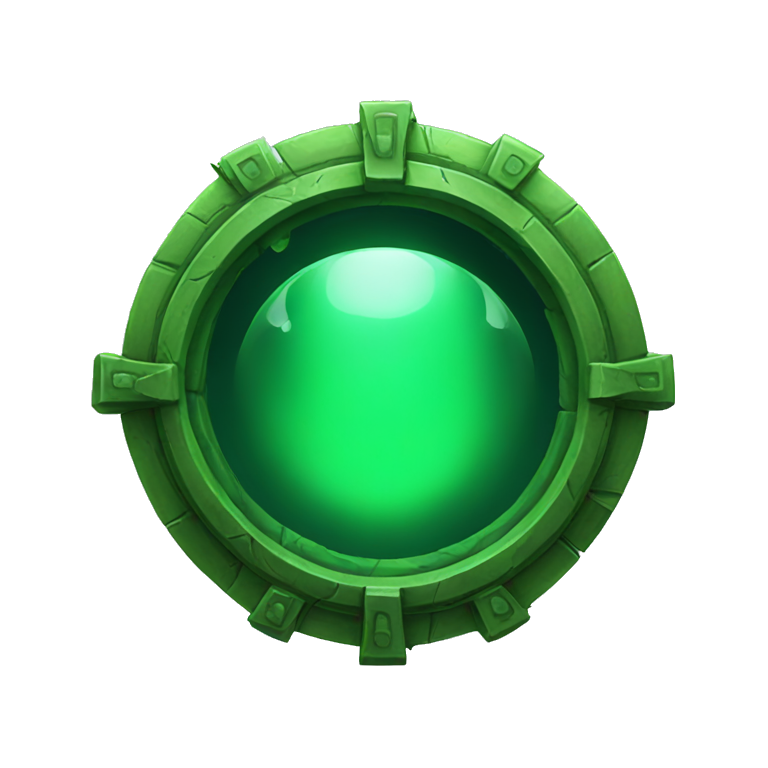 green portal emoji