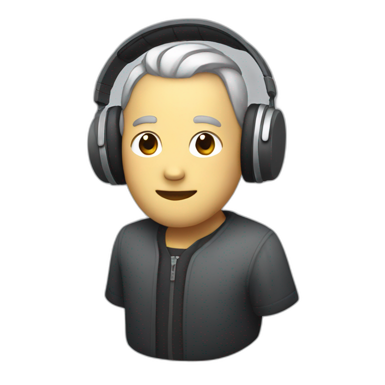 Toji with headphones  emoji