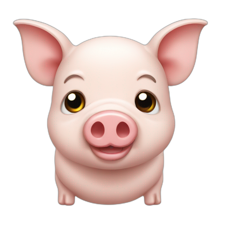 Cochon en slip emoji