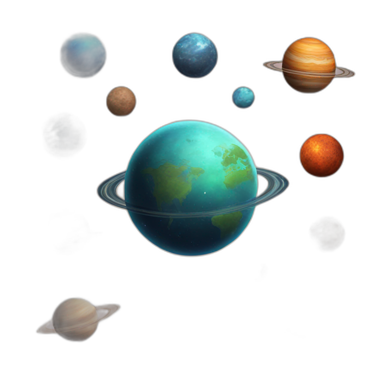 Planets emoji