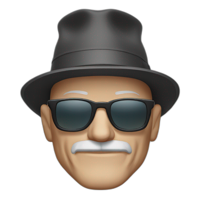 WalterWhite-with-sunglasses-and-hat emoji
