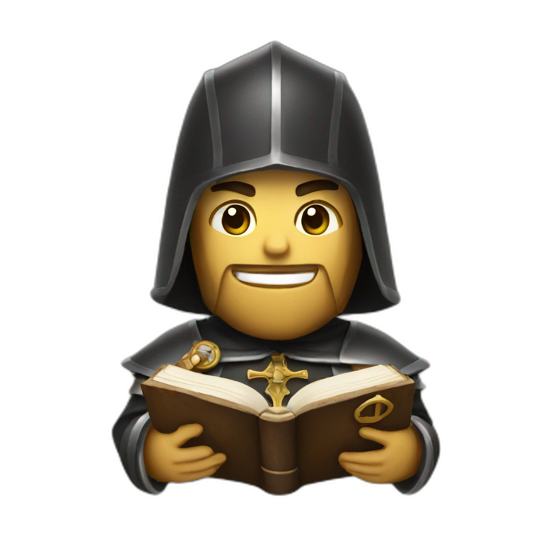templar holding bible emoji