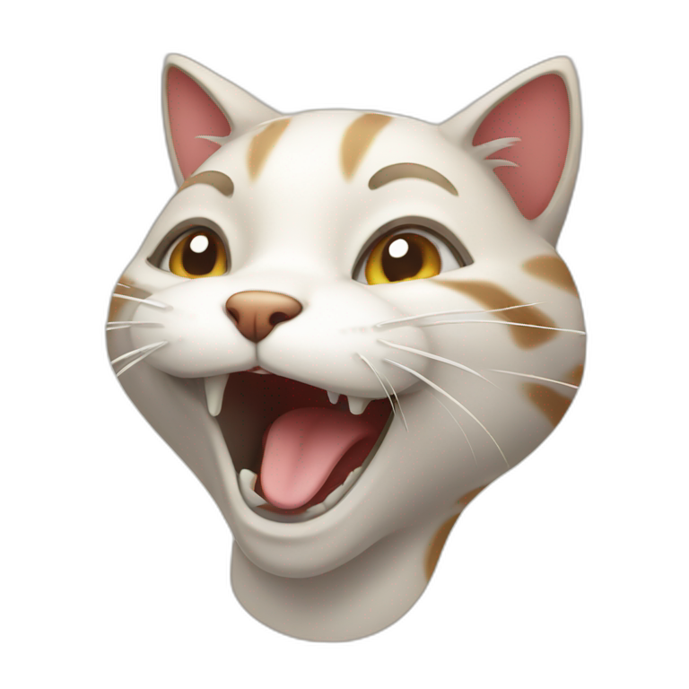 Laughing cat  emoji