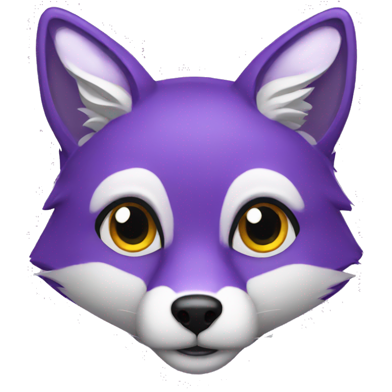 Purple fox emoji