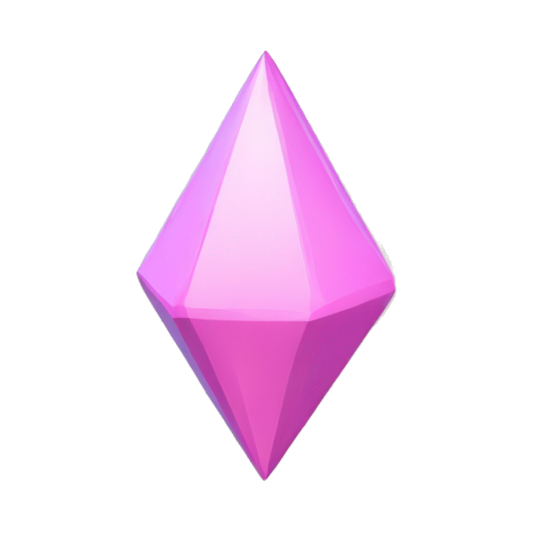 The Sims 4 plumbob light pink emoji