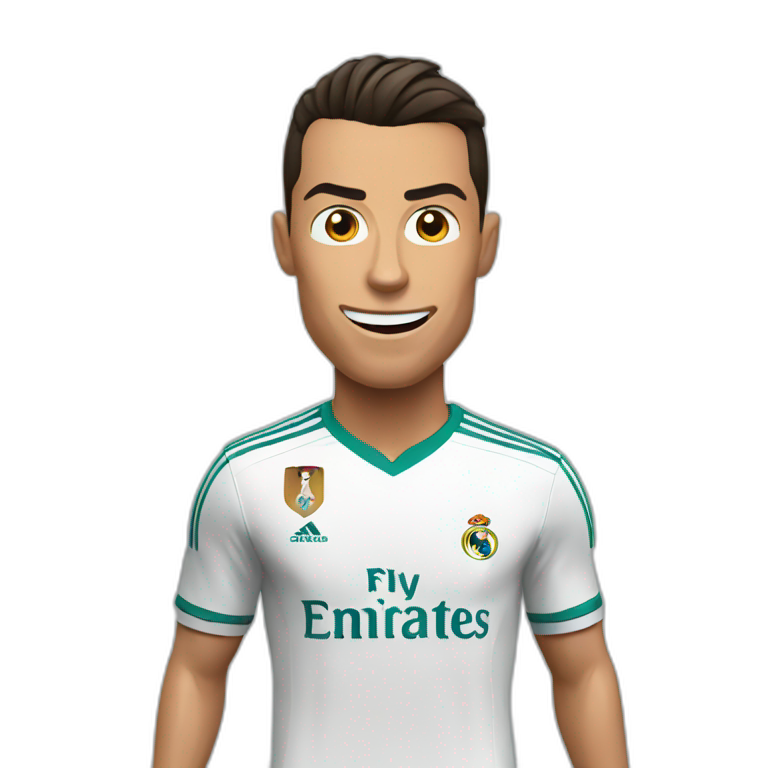 Cristiano Ronaldo amazed emoji