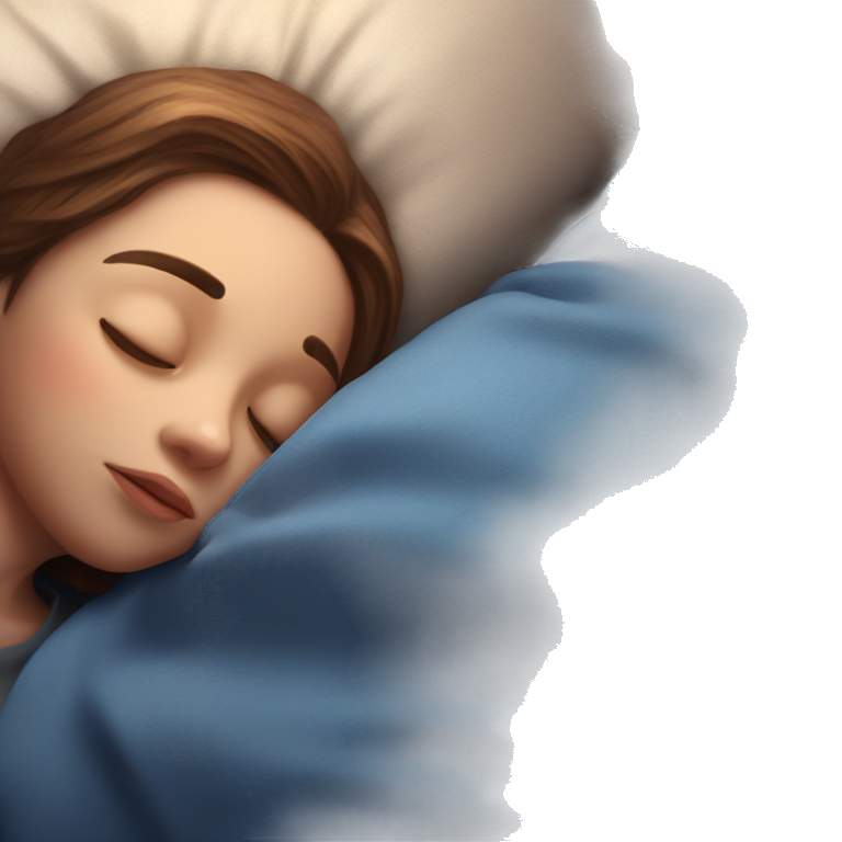 girl boy sleeping together peacefully emoji