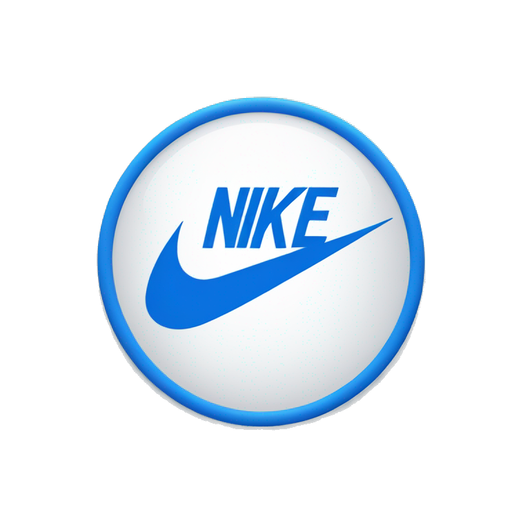 Nike logo circle hotsell