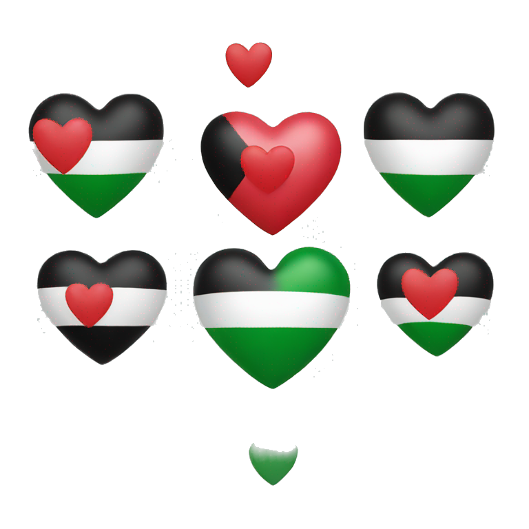 Palestine heart emoji