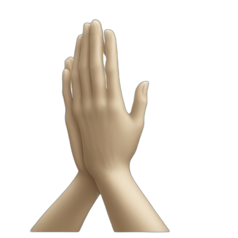praying hands which are open emoji