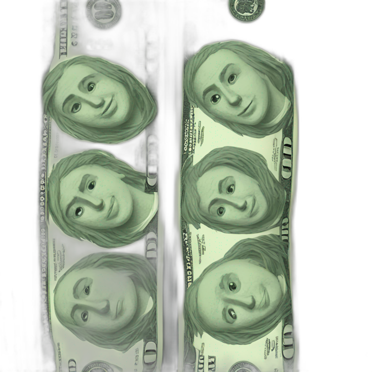 dollar bills emoji