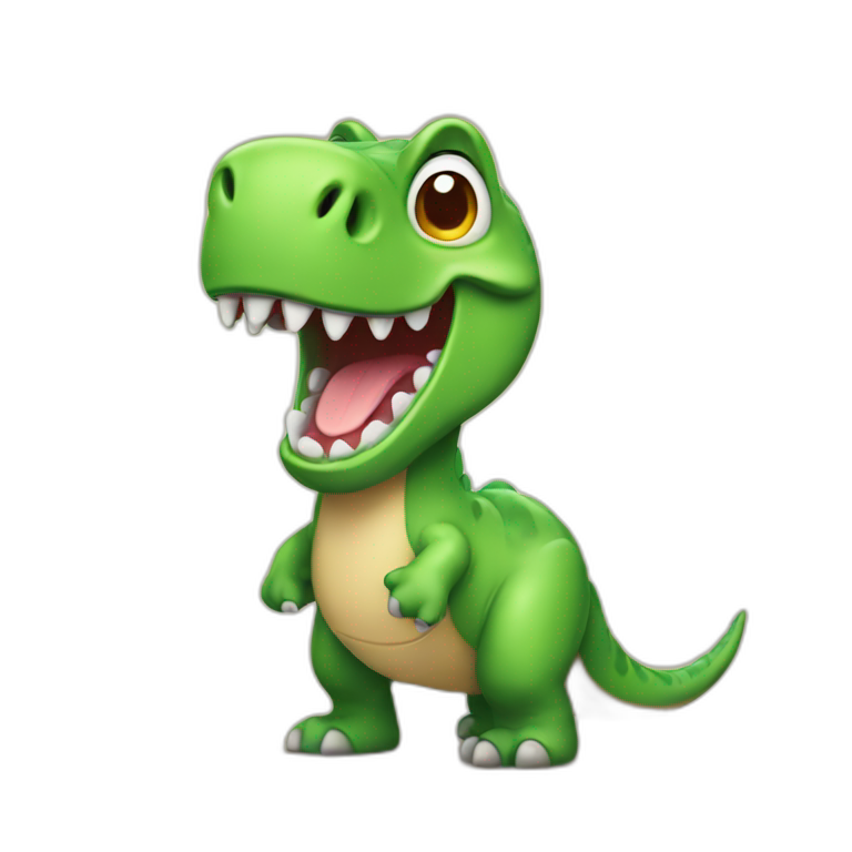 Happy Dino emoji