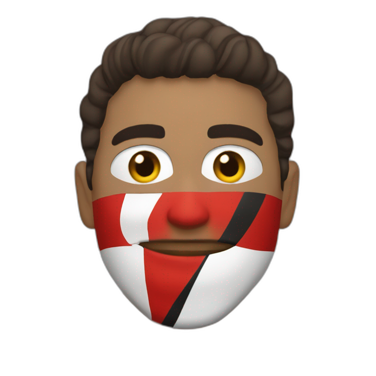 Símbolo do time do Flamengo emoji