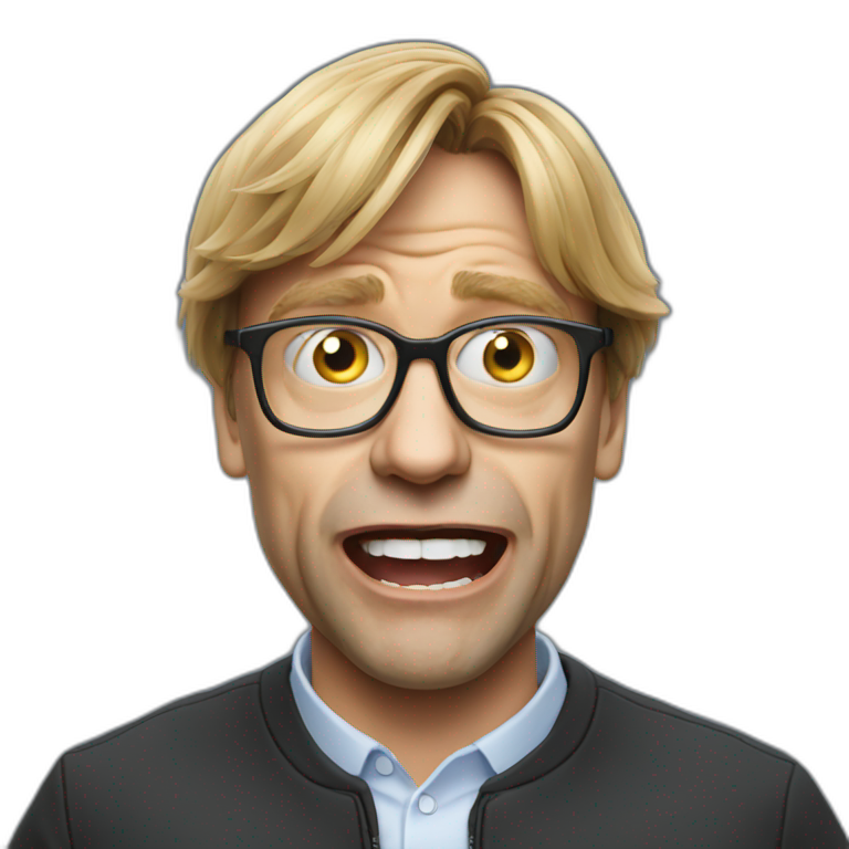 Guy Verhofstadt with open mouth emoji