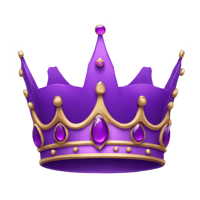 purple crown emoji
