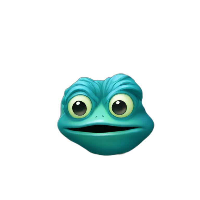frog blue aliens emoji