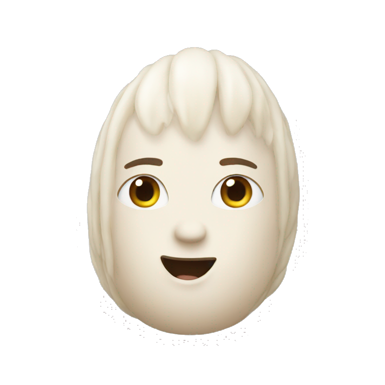 white bean emoji