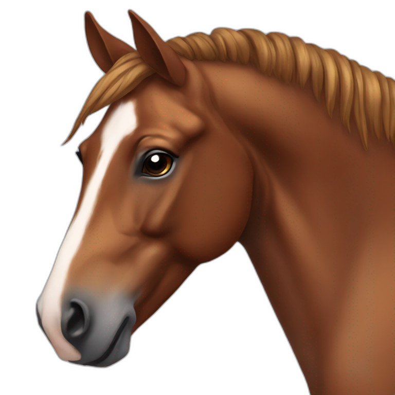 Brown horse  emoji