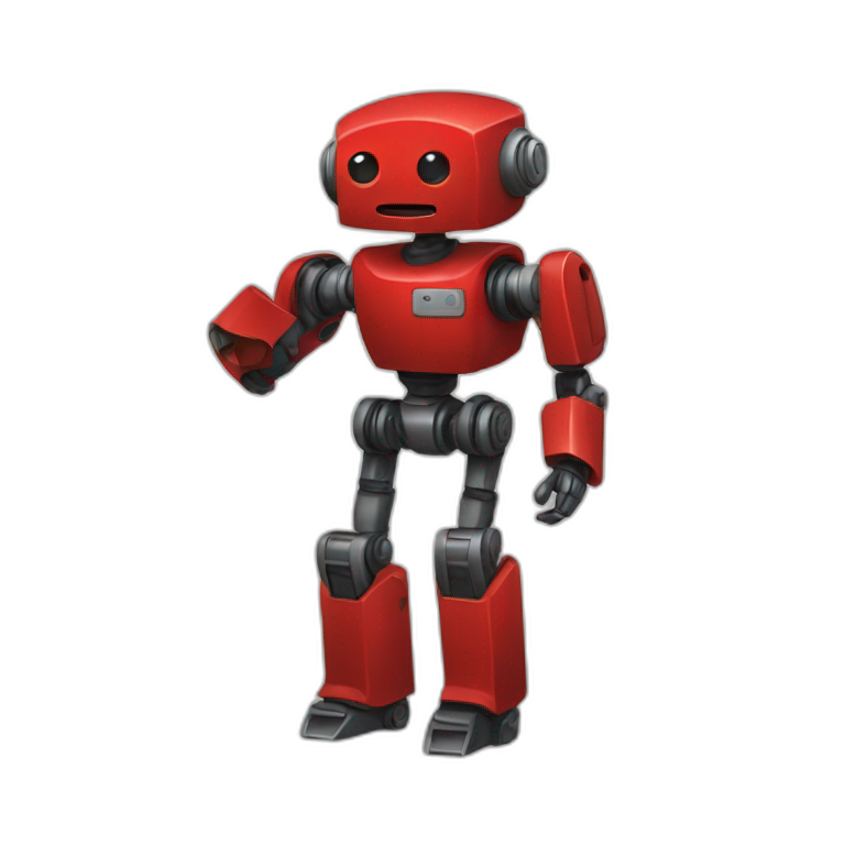 red friendly bot  emoji