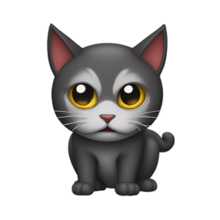 Evil cat emoji