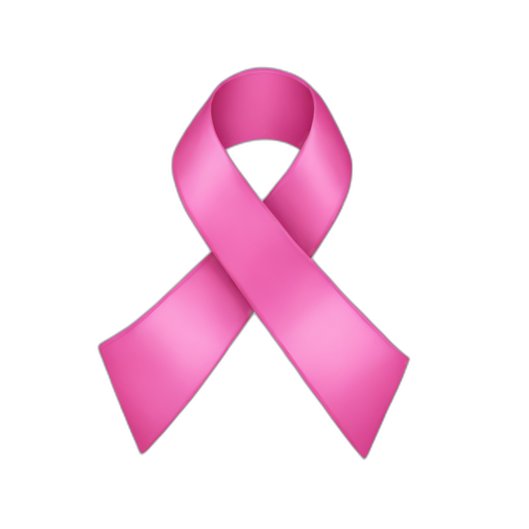 Pink ribbon emoji