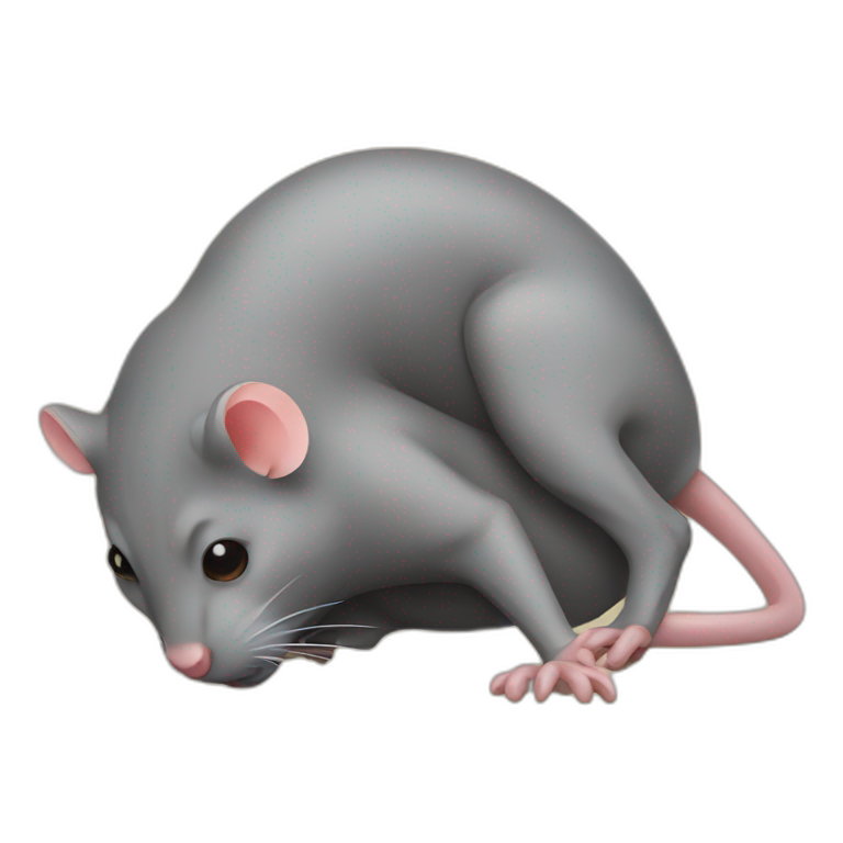 rat wrestling emoji