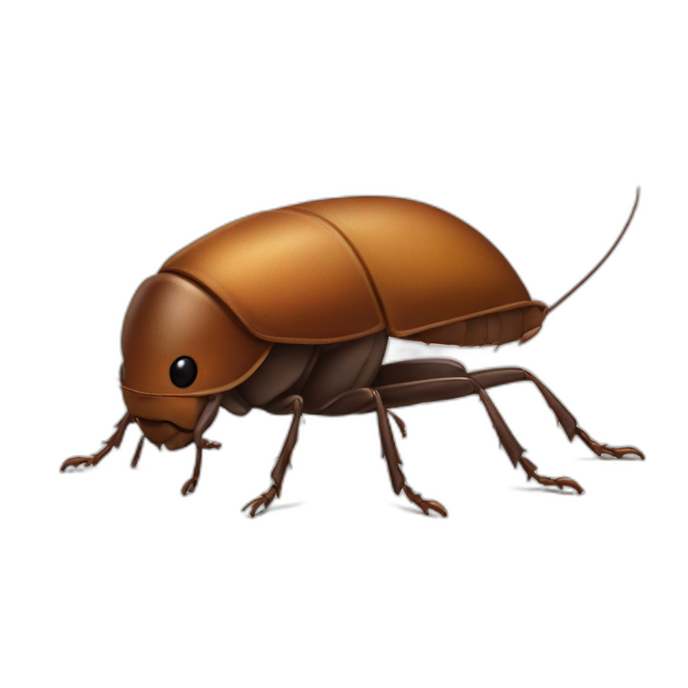 designer cockroach in a beret emoji