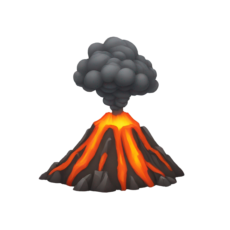 volcano emoji