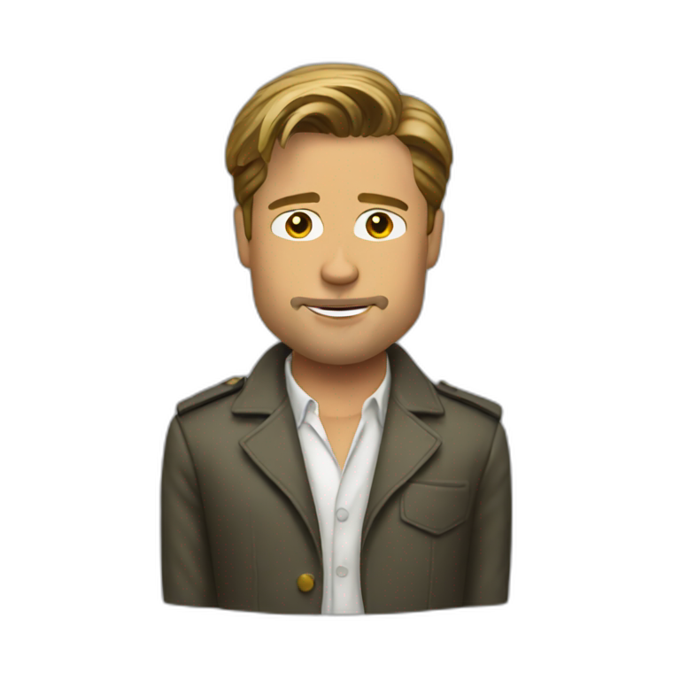 brad pitt emoji