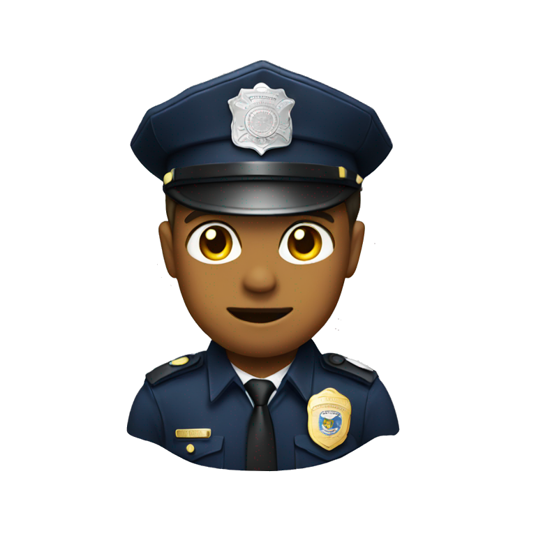 police officer badge emoji