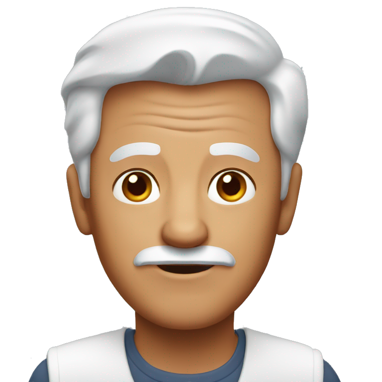 A red-haired grandpa emoji