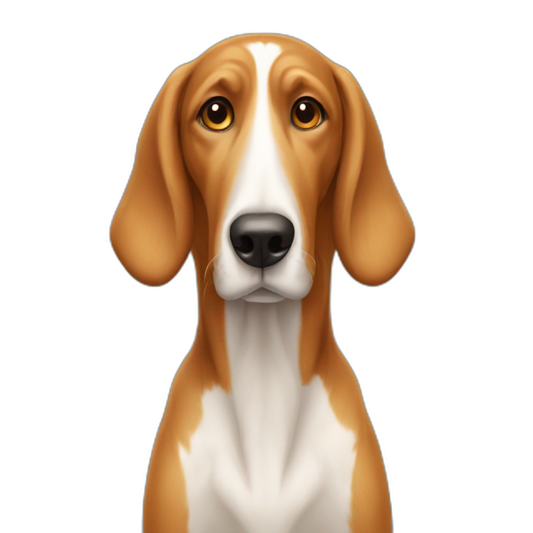 long nose dog emoji